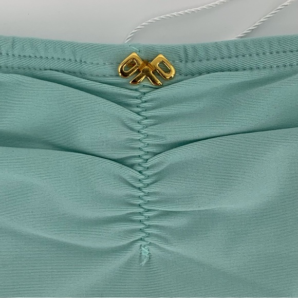 PQ Swim NWT Seafoam Green Lace Fanned Full Bikini Bottom, Small - Picture 13 of 16